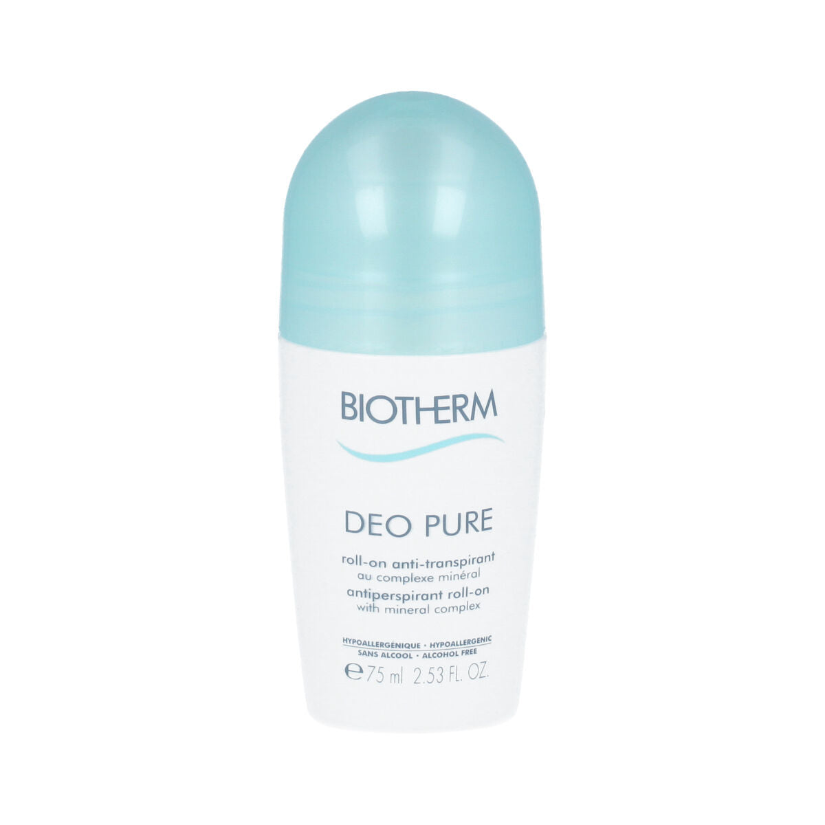 Roll-On Deodorant Biotherm 75 ml til kvinder produktemballage