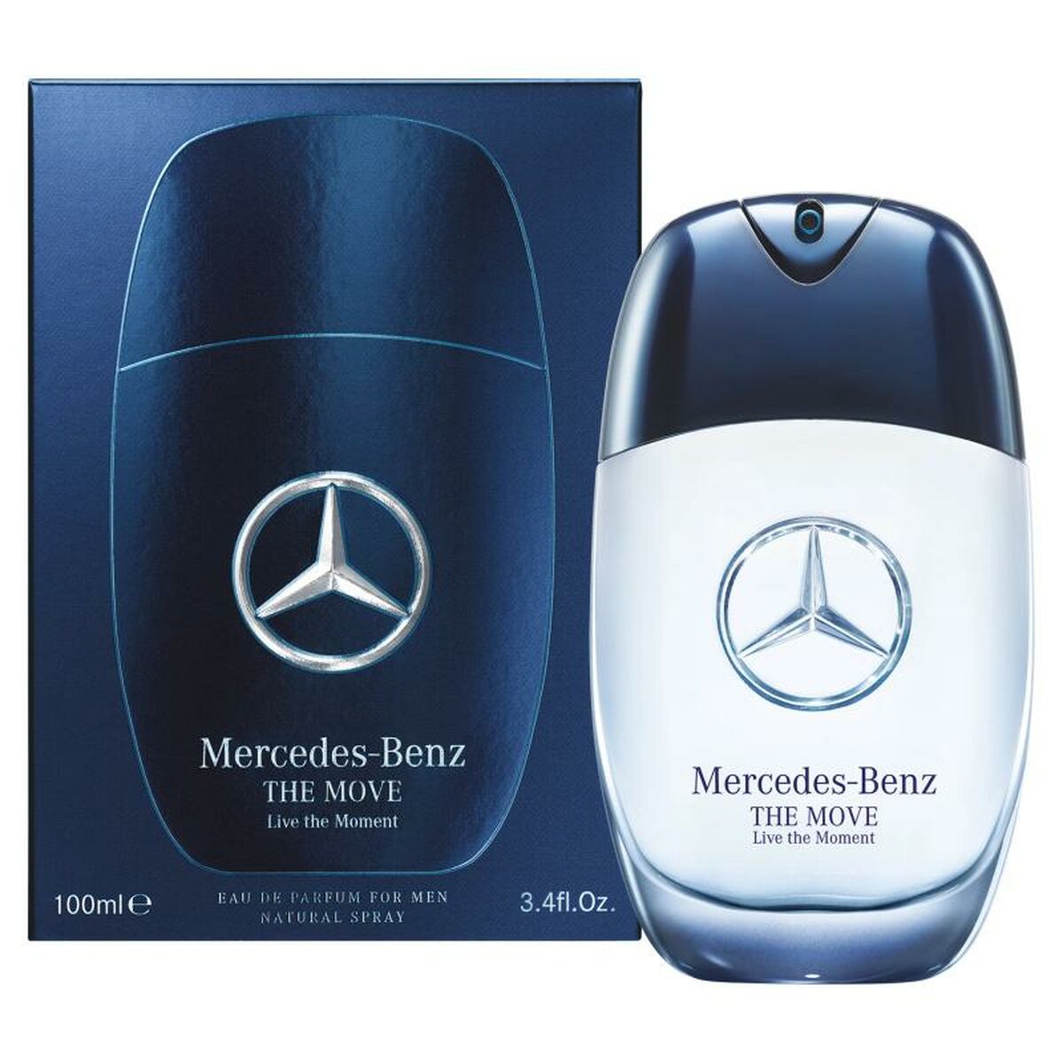 Herreparfume Mercedes Benz The Move Live The Moment EDP 100 ml til mænd flaske