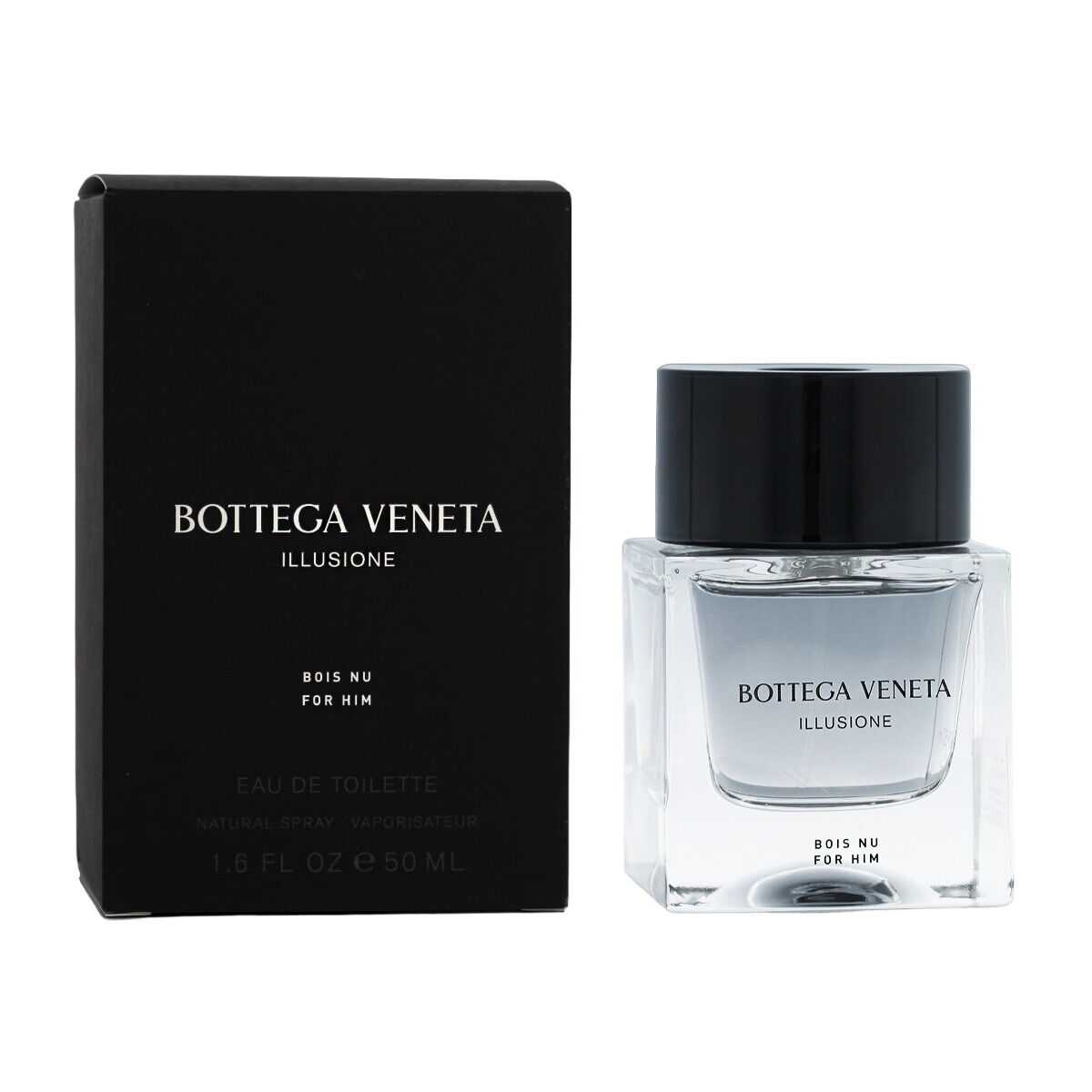 Herreparfume Bottega Veneta Illusione Bois Nu EDT 50 ml til mænd flaske