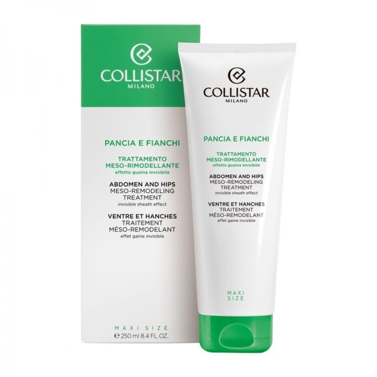 Remodeling Care Collistar Vientre Y Caderas 250 ml hoftemave til kvinder produktemballage