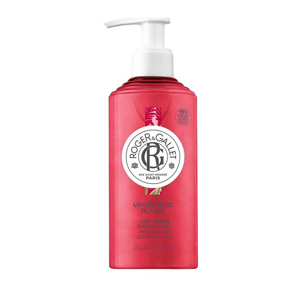 Body Cream Roger & Gallet Gingembre Rouge 250 ml til kvinder hudpleje emballage