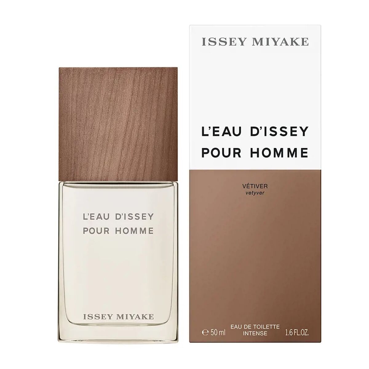 Herreparfume Issey Miyake L'EAU BLEUE POUR HOMME EDT 50 ml L'Eau d'Issey pour Homme Vétiver til mænd flaske