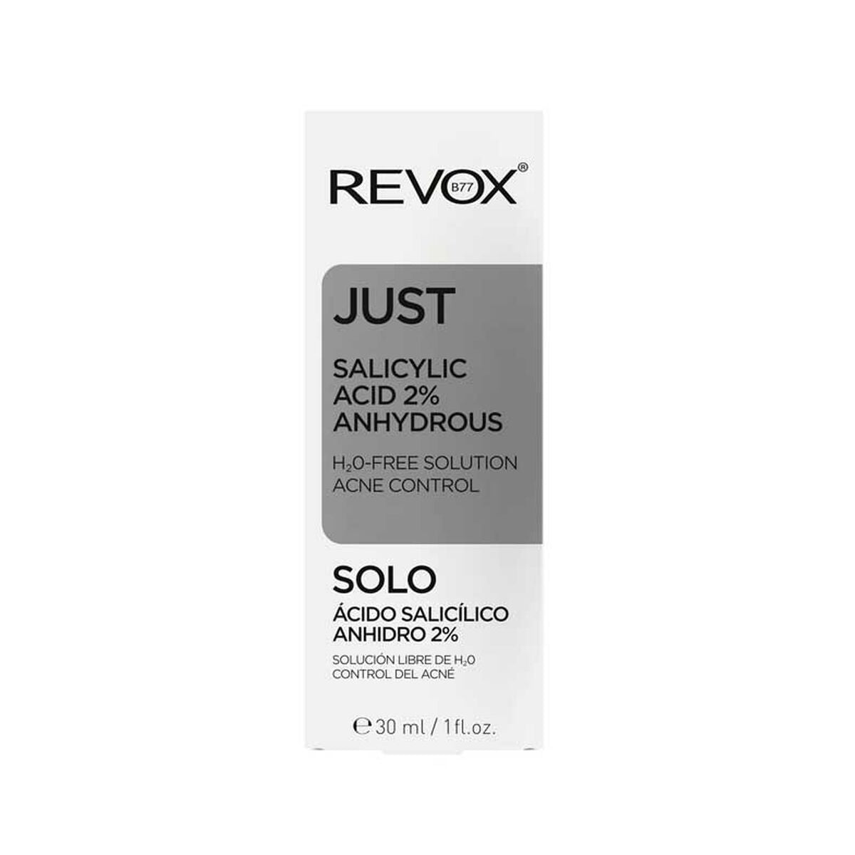 Ansigtsserum Revox B77 Kun 30 ml salicylsyre til kvinder serumflaske