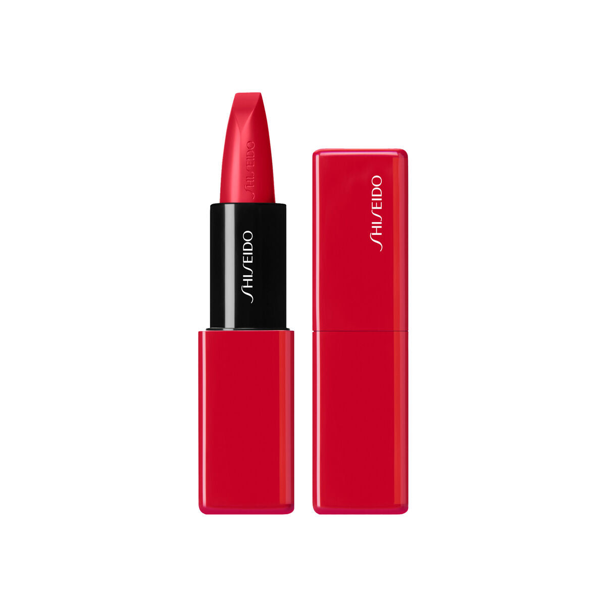 Læbepomade Shiseido Technosatin Nº 416 Nº 416 Red Shift 3,3 g 3,3 g hudplejeemballage