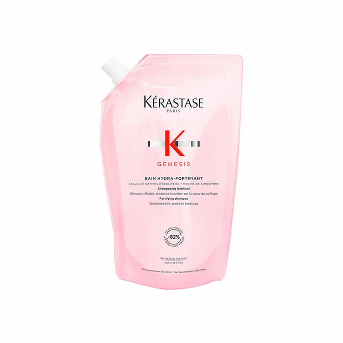 Styrkende shampoo Kerastase Genesis 500 ml fugtgivende refill til kvinder shampooflaske