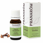 Æterisk olie Pranarôm nellike 10 ml produktemballage