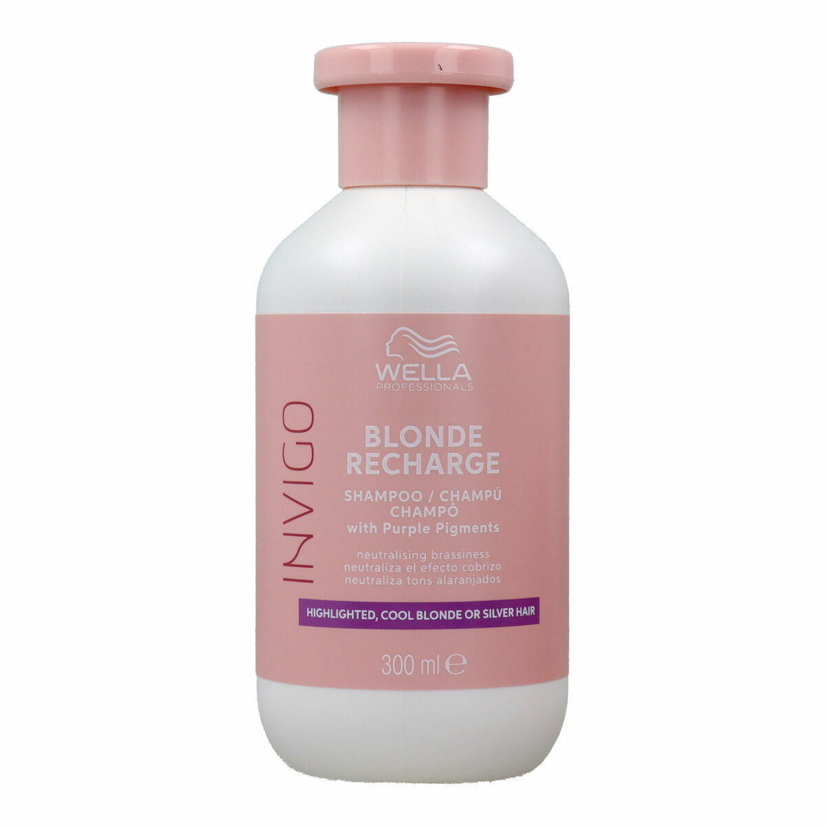 Shampoo Wella Color Recharge 300 ml til kvinder shampooflaske