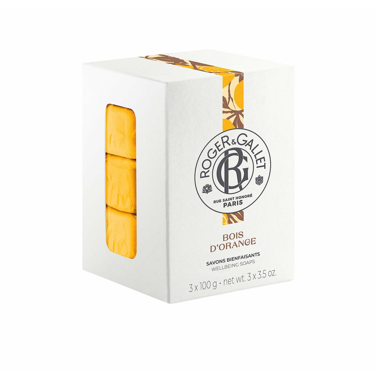 Duftsæbe Roger & Gallet 3 Enheder 100 g produktemballage