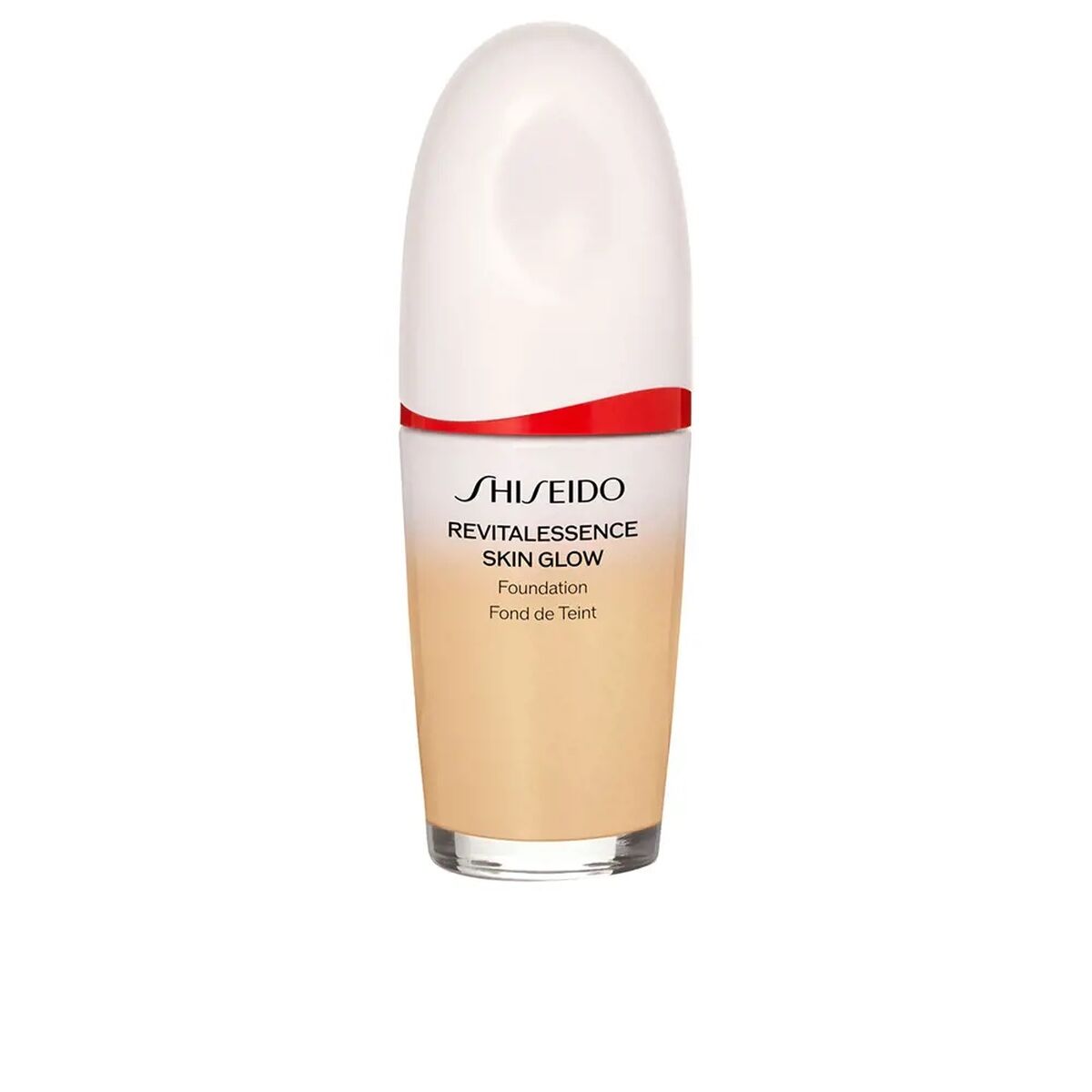 Flydende Make Up Base Shiseido Revitalessence Skin Glow Nº 160 30 ml produktemballage