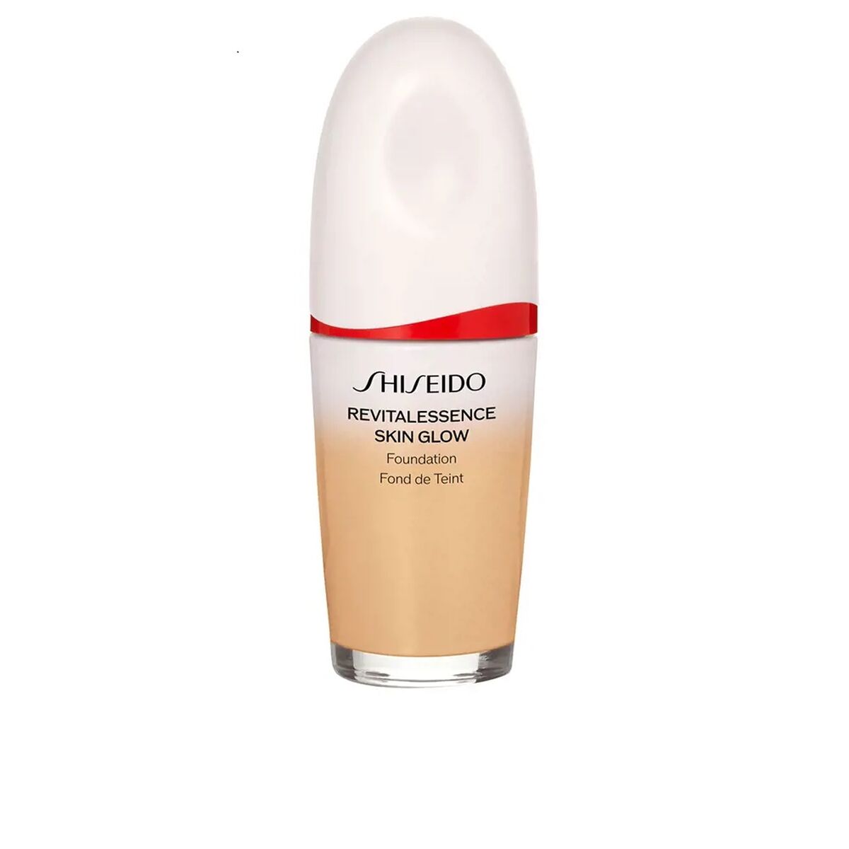 Flydende Make Up Base Shiseido Revitalessence Skin Glow Nº 230 30 ml produktemballage