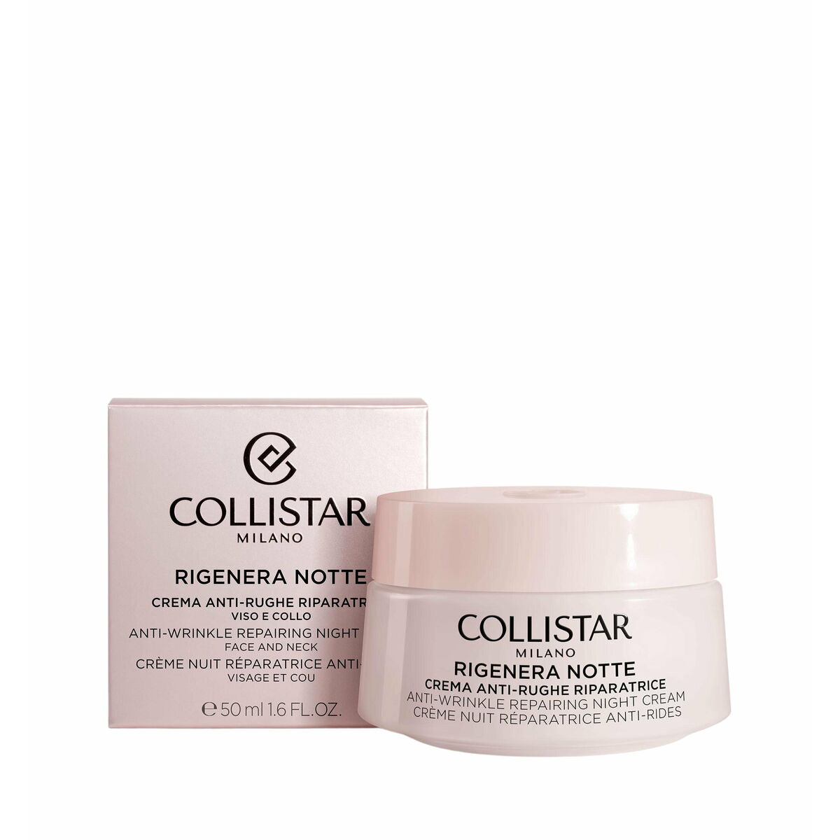 Anti-Wrinkle Night Cream Collistar Rigenera 50 ml til kvinder hudpleje emballage