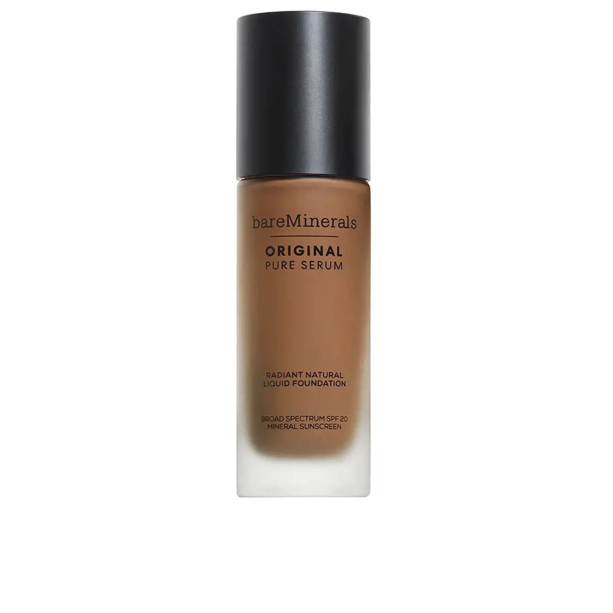 Flydende Make Up Base bareMinerals Original Pure Serum Deep Warm 5 Spf 20 30 ml serumflaske