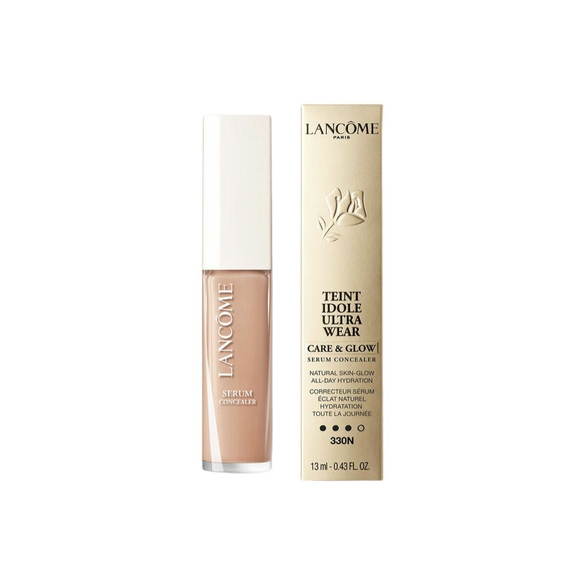 Ansigtskorrektor Lancôme Teint Idole Ultra Wear N Nº 330N 13,5 ml produktemballage 13,5 ml