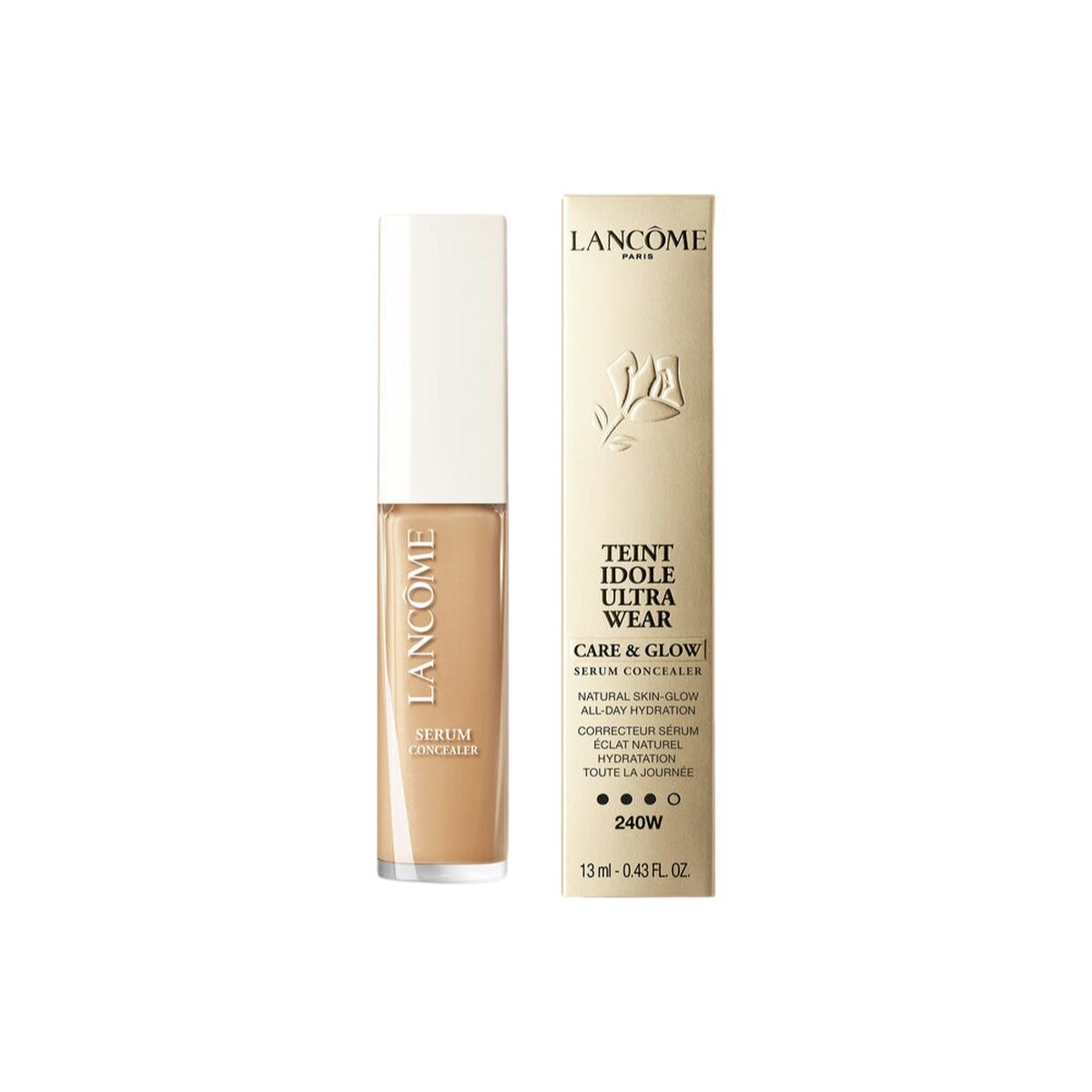 Ansigtskorrektor Lancôme Teint Idole Ultra Wear W Nº 240w 13,5 ml produktemballage 13,5 ml