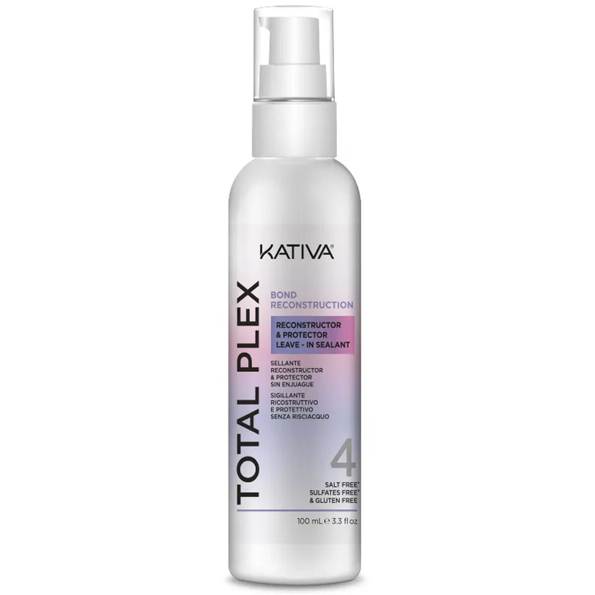 Hårgenopbygningspleje Kativa Total Plex Nº4 100 ml til kvinder produktemballage