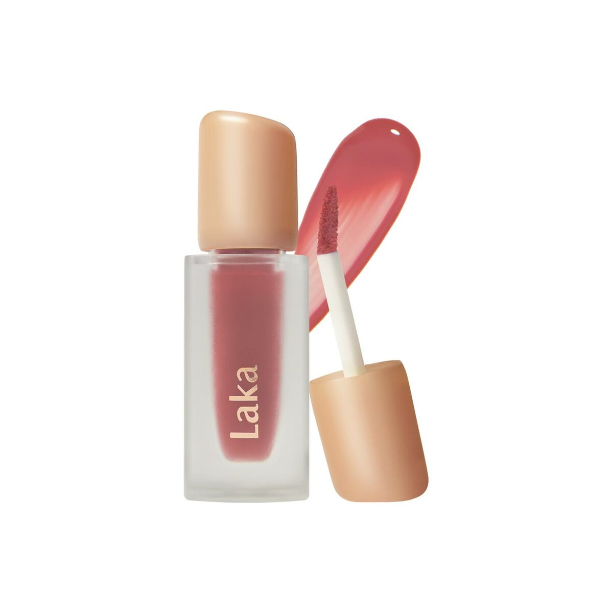 shimmer læbestift Laka FRUITY GLAM Nº 103 Humming Nº 103-Humming 4,5 g makeup emballage 4,5 g