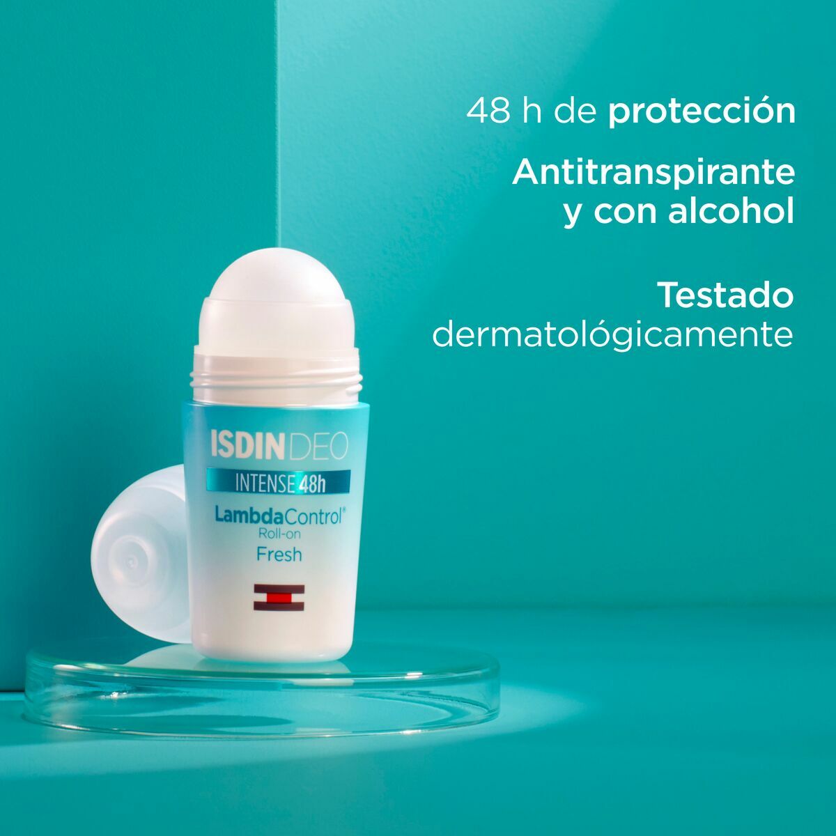 Roll-On Deodorant Isdin LambdaControl Fresh Aloe Vera 50 ml produktemballage