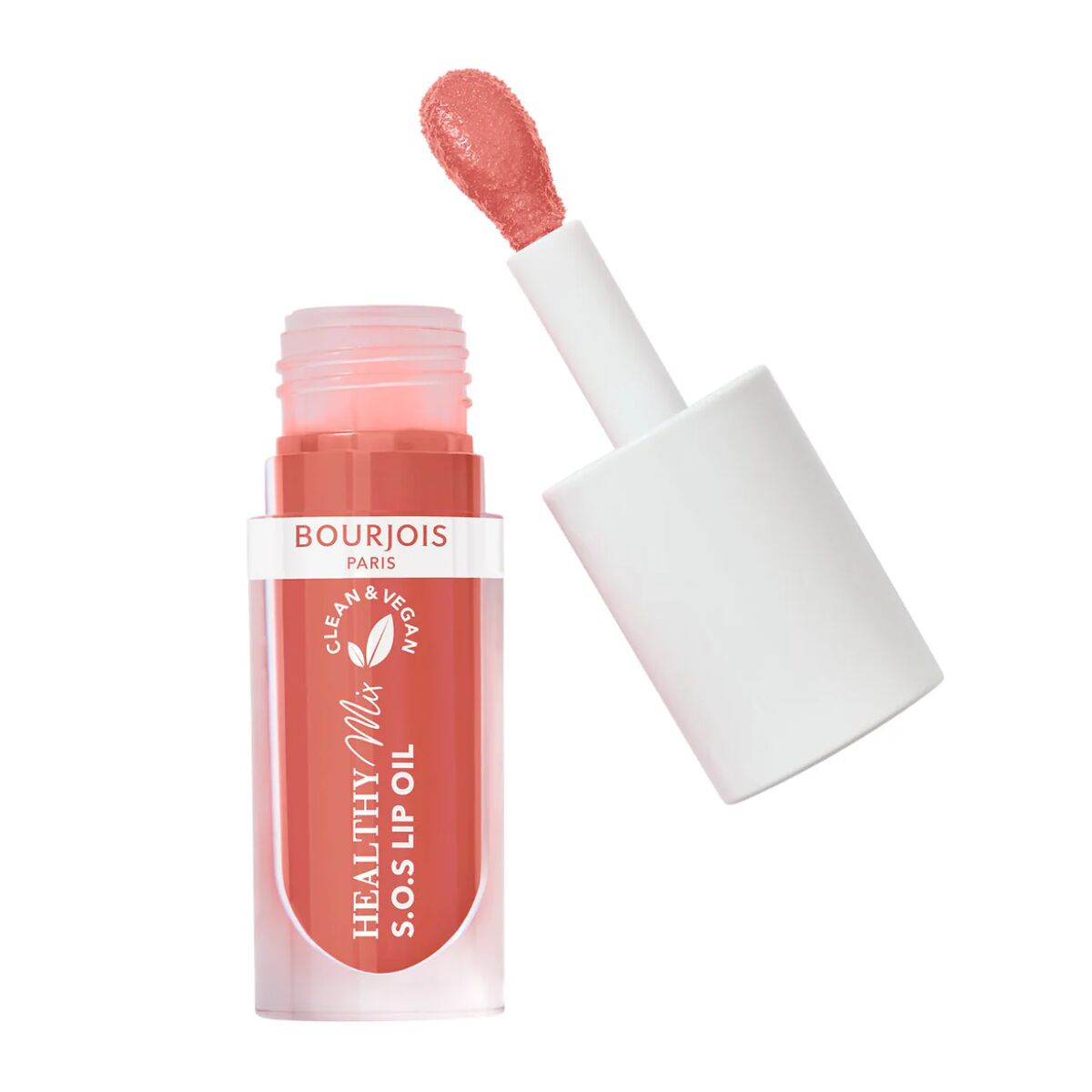 Læbeolie Bourjois HEALTHY MIX S.O.S Orange Nº 05 Coeur cacao 4,5 ml produktemballage 4,5 ml