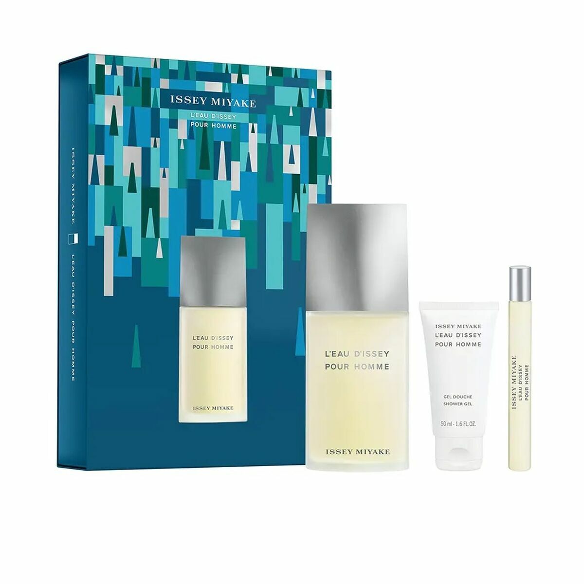 Parfumesæt til kvinder Issey Miyake L'EAU D'ISSEY POUR HOMME EDT 3 dele til mænd flaske