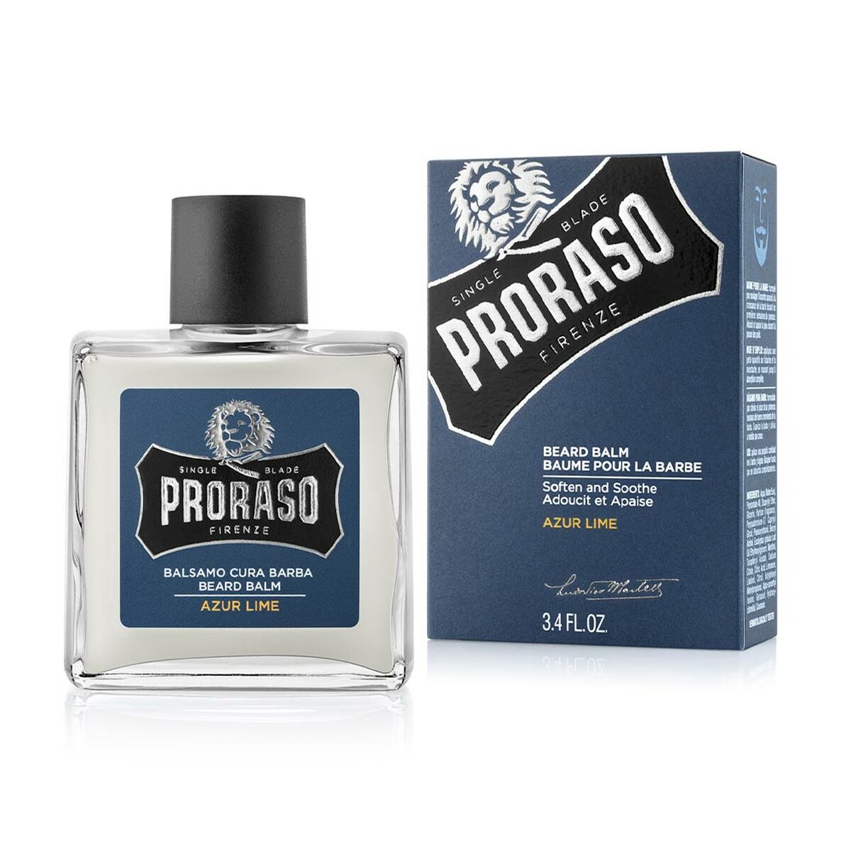 Beard Balm Blue Proraso (100 ml) hudplejeemballage