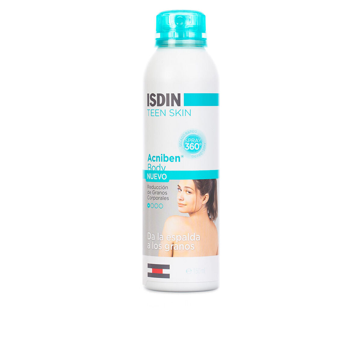 Acne Skin Care Isdin 150 ml Spray Back produktemballage