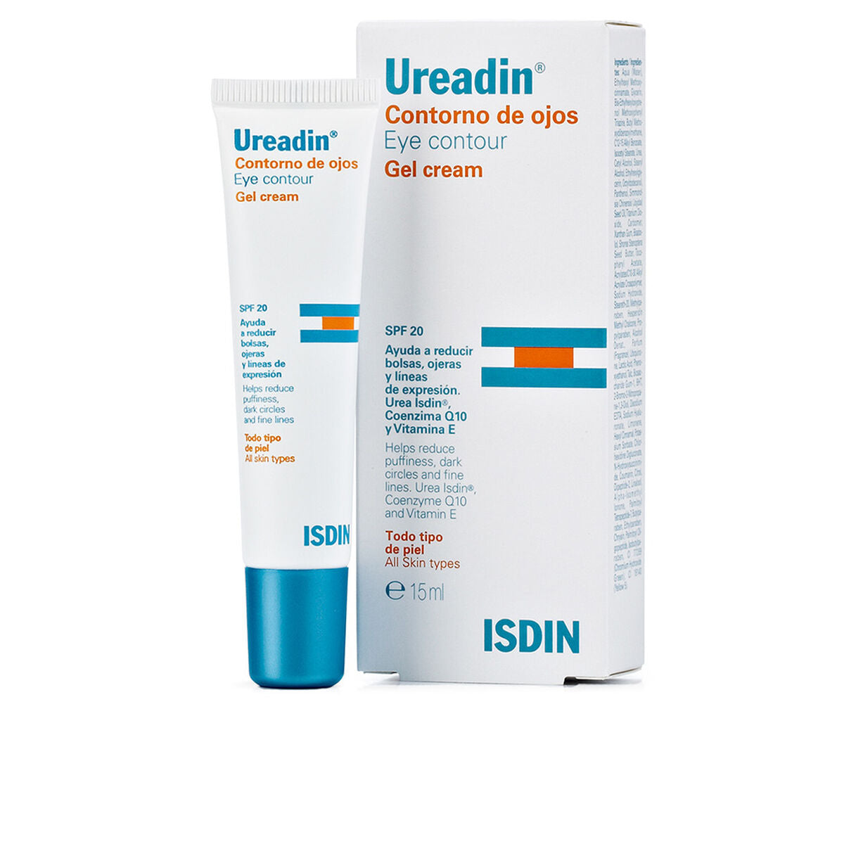 Creme til øjenområdet Isdin Ureadin 15 ml Anti-eye poser hudpleje emballage