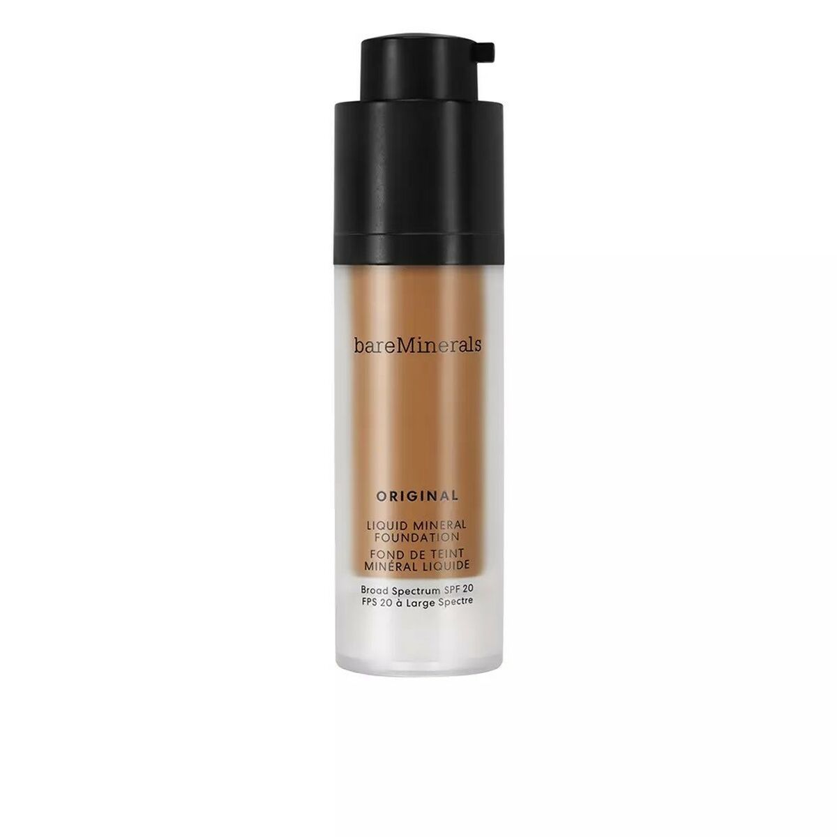Flydende Make Up Base bareMinerals Original Nº 26 Warm Dark Nº 26-Warm Dark 30 ml produktemballage