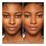 Powder Make-up Base bareMinerals Mat Nº 24 Neutral mørk Nº 24-Neutral Dark Spf 15 6 g makeup emballage