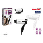 Foldbar hårtørrer Basic Home 1000 W produktemballage