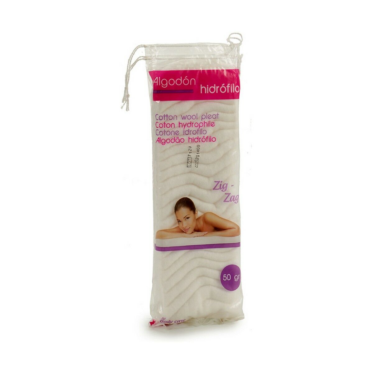 Bomuld 50 g Hvid (24 enheder) produktemballage