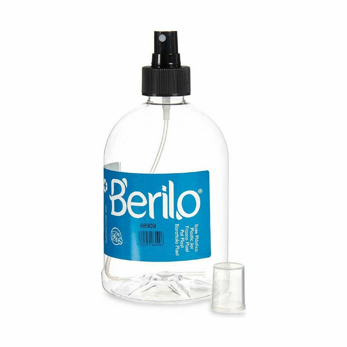 Sprøjte Berilo Black Transparent Plastic 500 ml (12 enheder) produktemballage