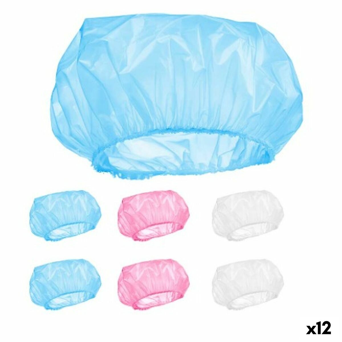 Brusehætte Berilo Multicolour 28 cm plastiksæt (12 enheder) produktemballage