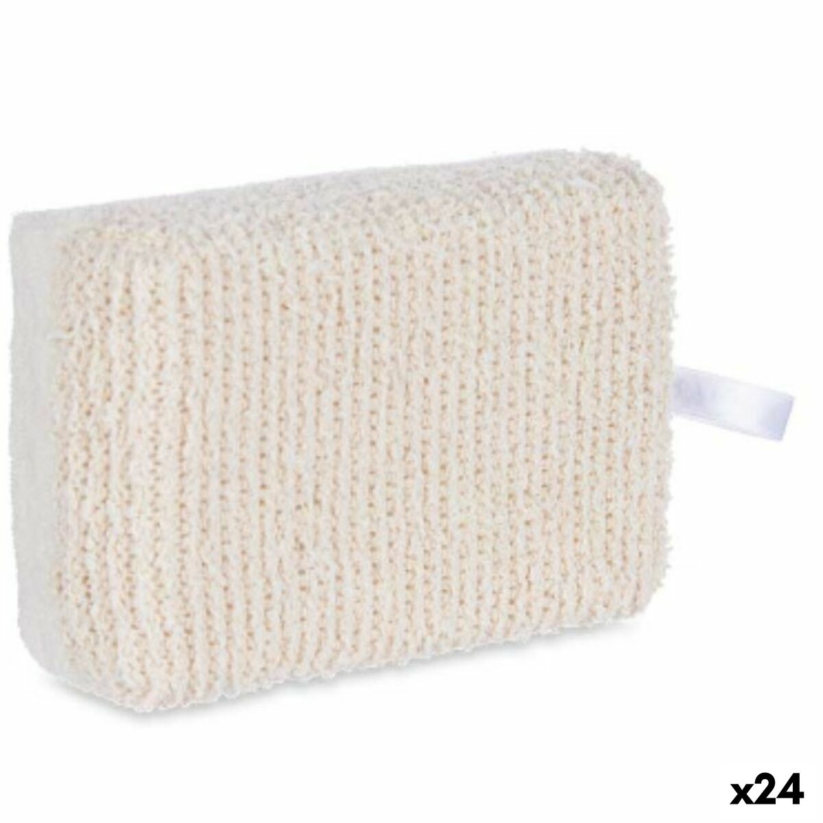 Body Svamp Berilo Hvid Beige 14 x 5 x 9 cm (24 Enheder) produktemballage