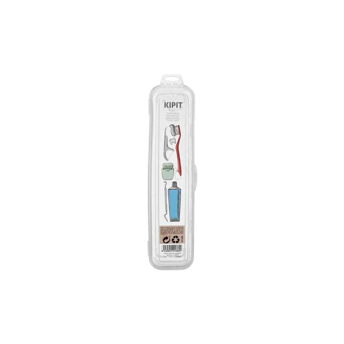 Etui Kipit Transparent Hygiene Travel (48 enheder) produktemballage