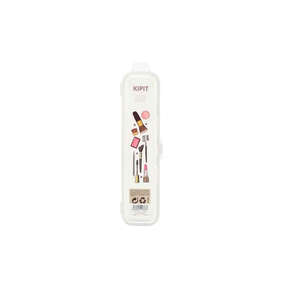 Etui Kipit Transparent Make-up Travel (48 enheder) produktemballage