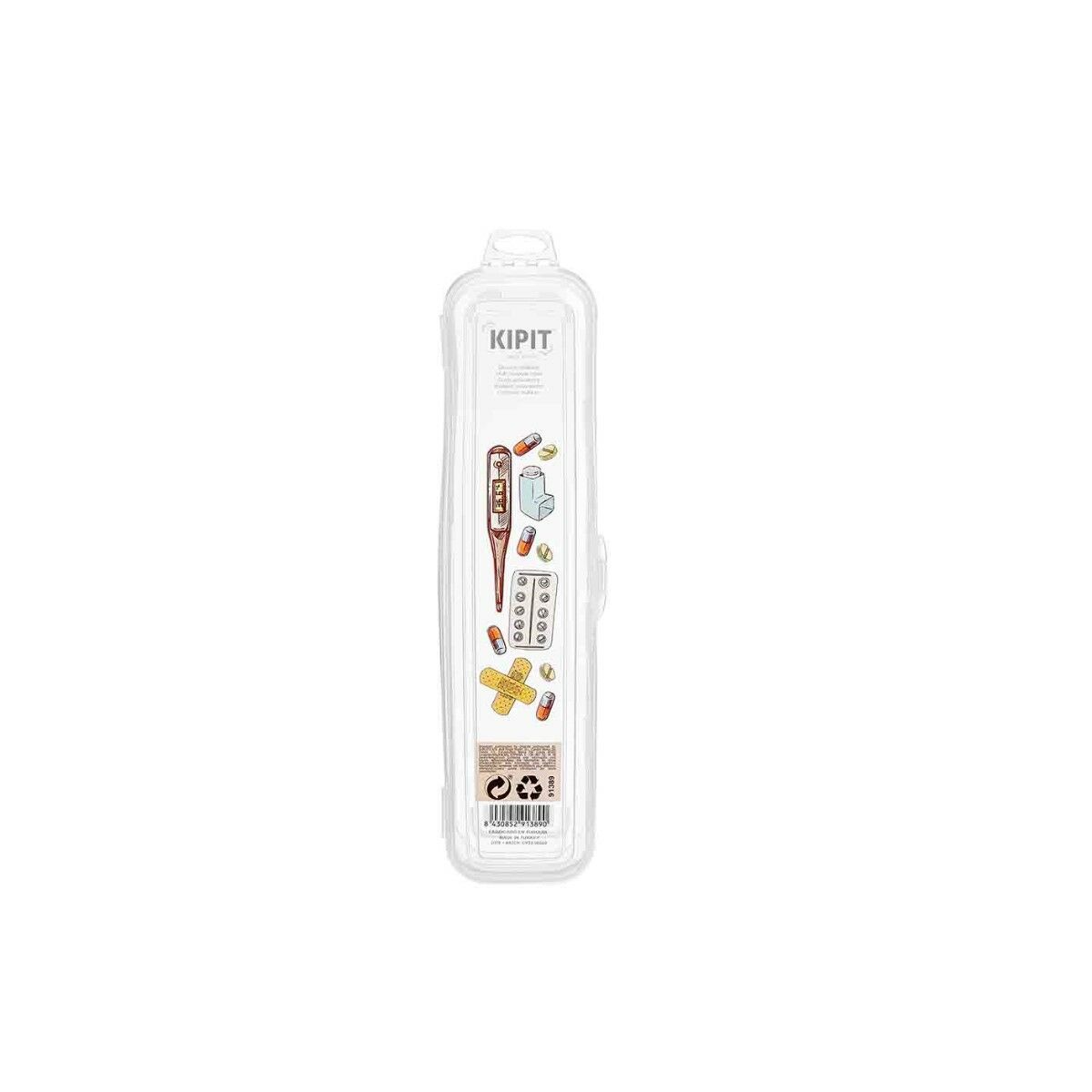 Etui Kipit Transparent Travel First Aid Kit (48 enheder) produktemballage