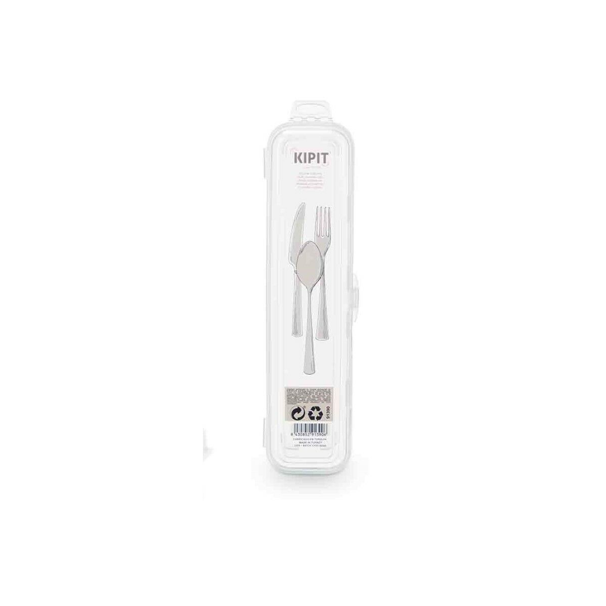 Etui Kipit Transparente stykker bestikrejser (48 enheder) produktemballage
