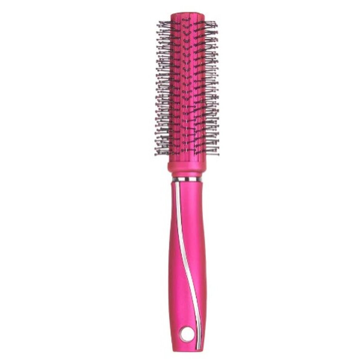 Rund børste Berilo Fuchsia silikoneplast (12 enheder) produktemballage