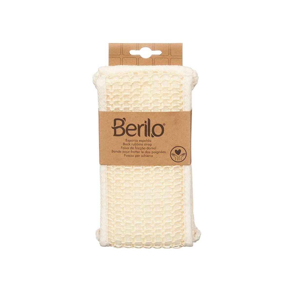Massagesvamp Berilo White (12 enheder) produktemballage