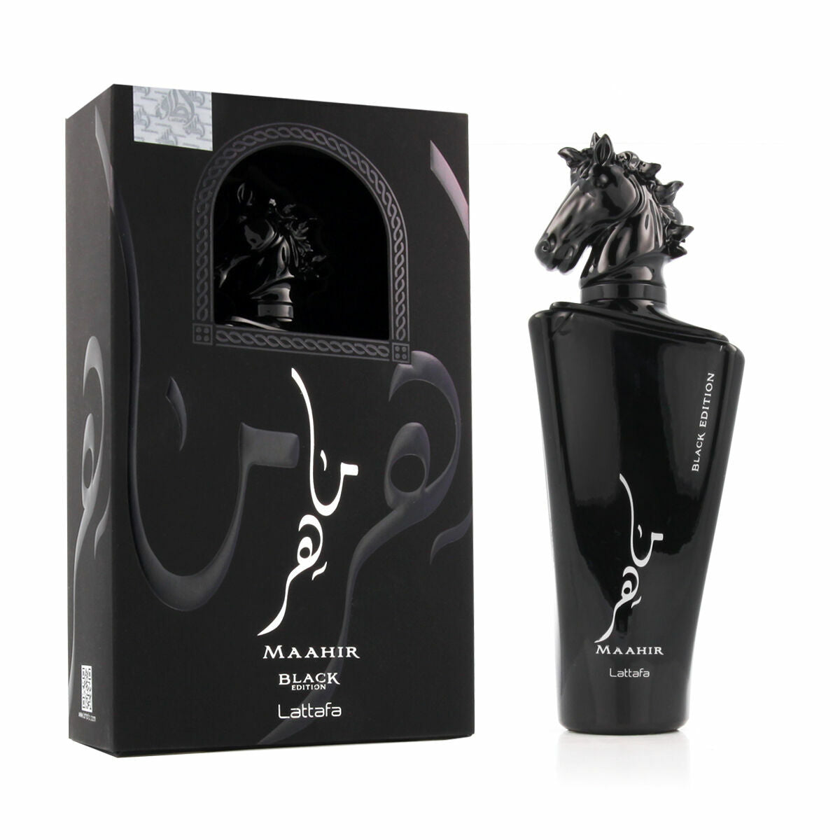 Unisex Parfume Lattafa Maahir Black Edition produktemballage