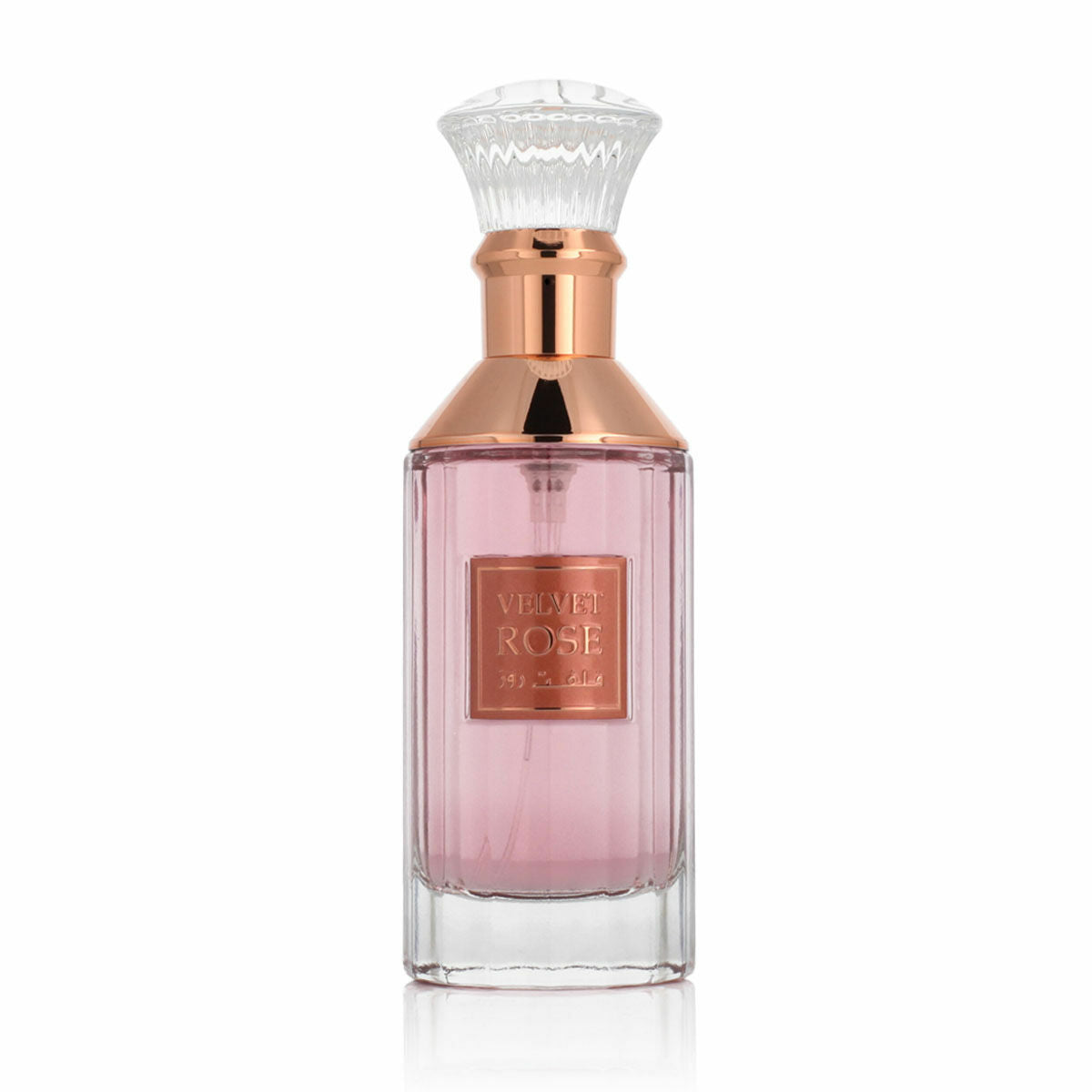 Dameparfume Lattafa VELVET ROSE til kvinder produktemballage