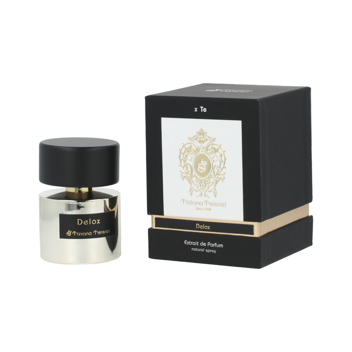 Unisex parfume Tiziana Terenzi DELOX 100 ml produktemballage
