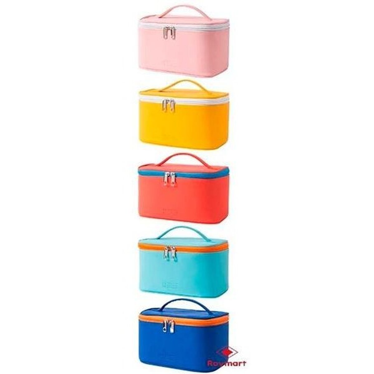 Travel Vanity Case Roymart Colors Love Multicolour 24 x 14 x 12 cm Med håndtag produktemballage