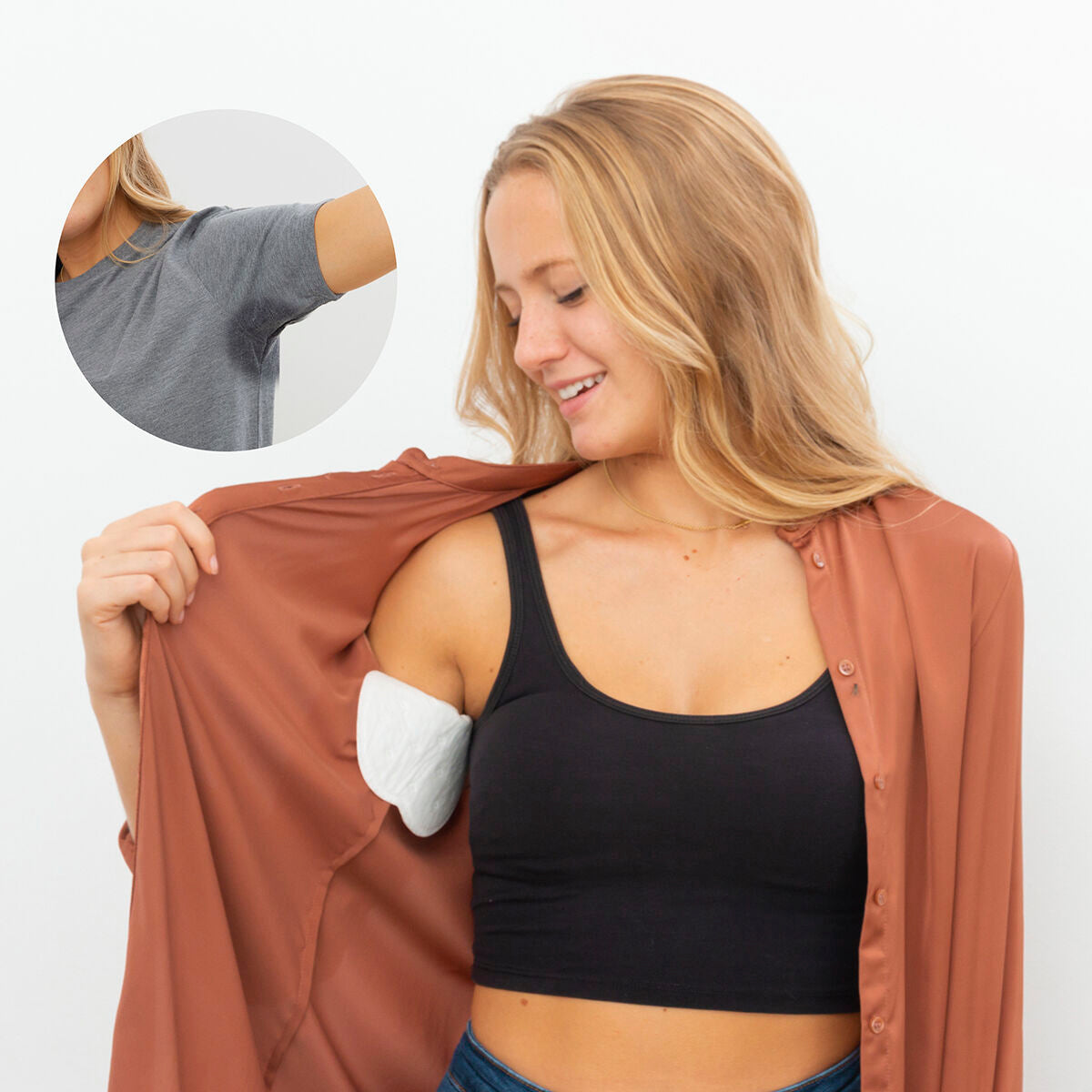Stain Stop Underarm Pads Stain Stop InnovaGoods produktemballage