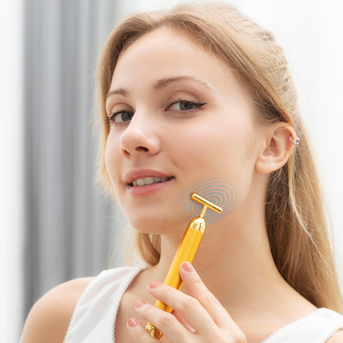 Højfrekvent foryngende ansigtsmassager T-Vibe InnovaGoods produktemballage