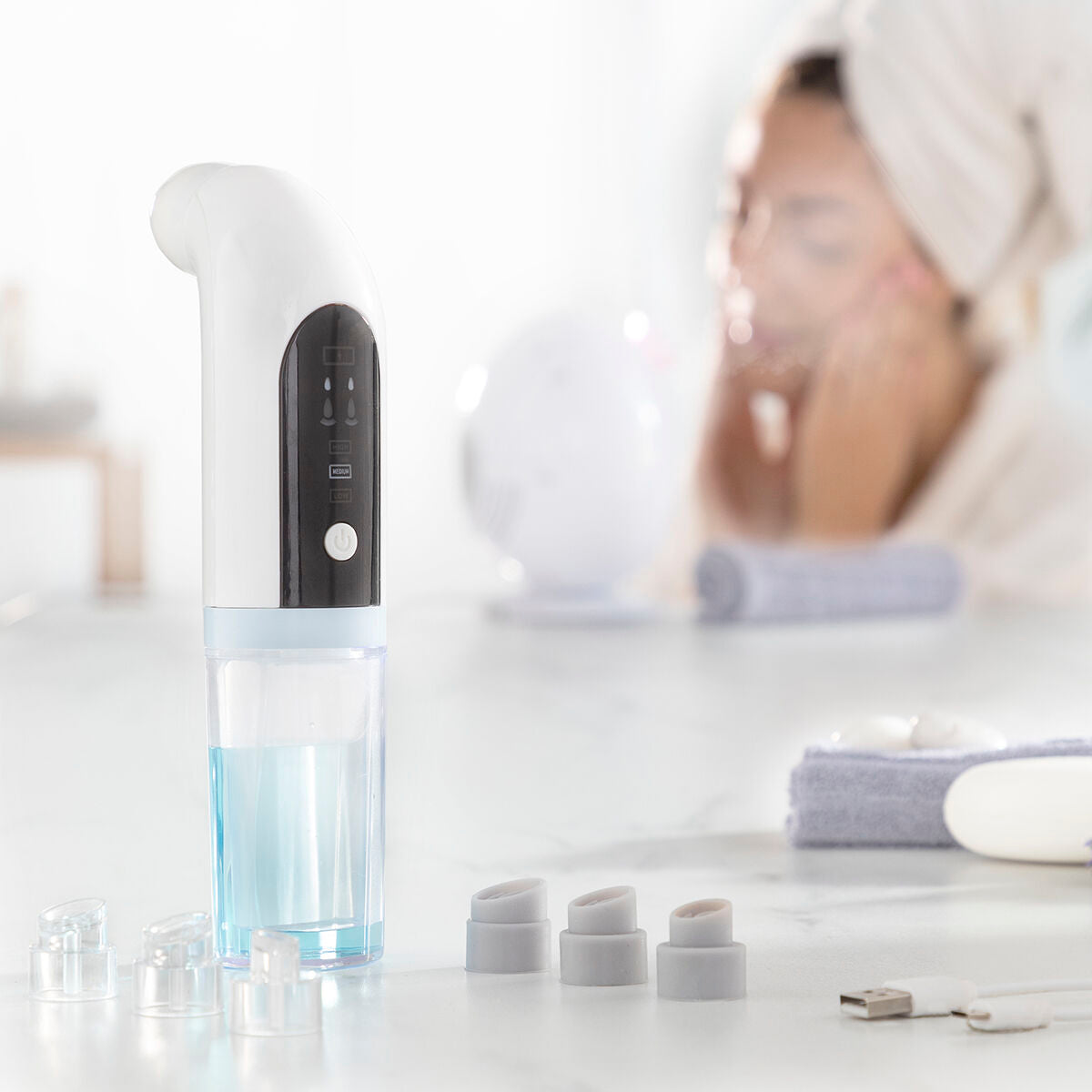 Genopladelig Facial Urinity Hydro-cleanser Hyser InnovaGoods hudplejeemballage