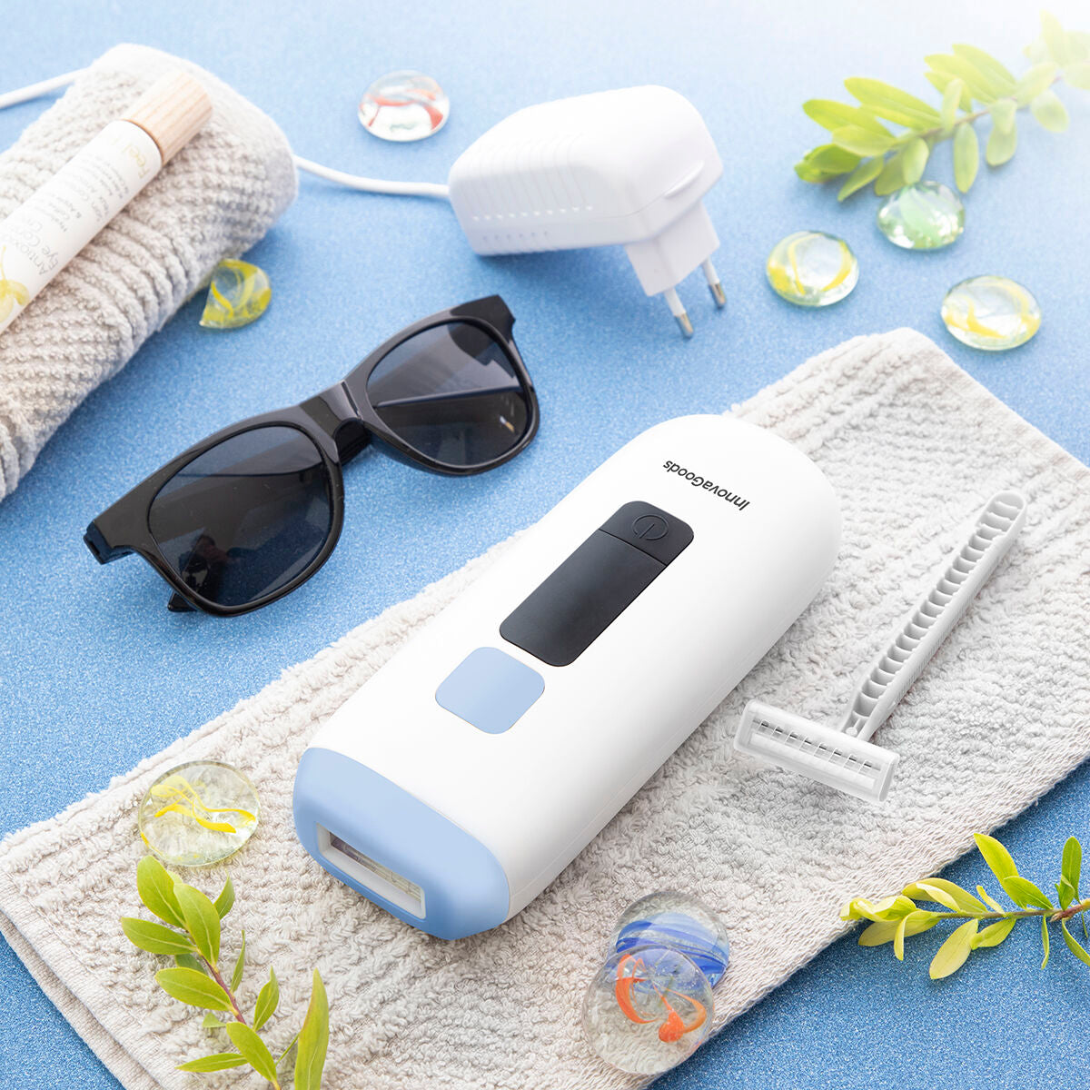 Intens Pulsed Light Hair Remover med tilbehør Ipylator InnovaGoods produktemballage