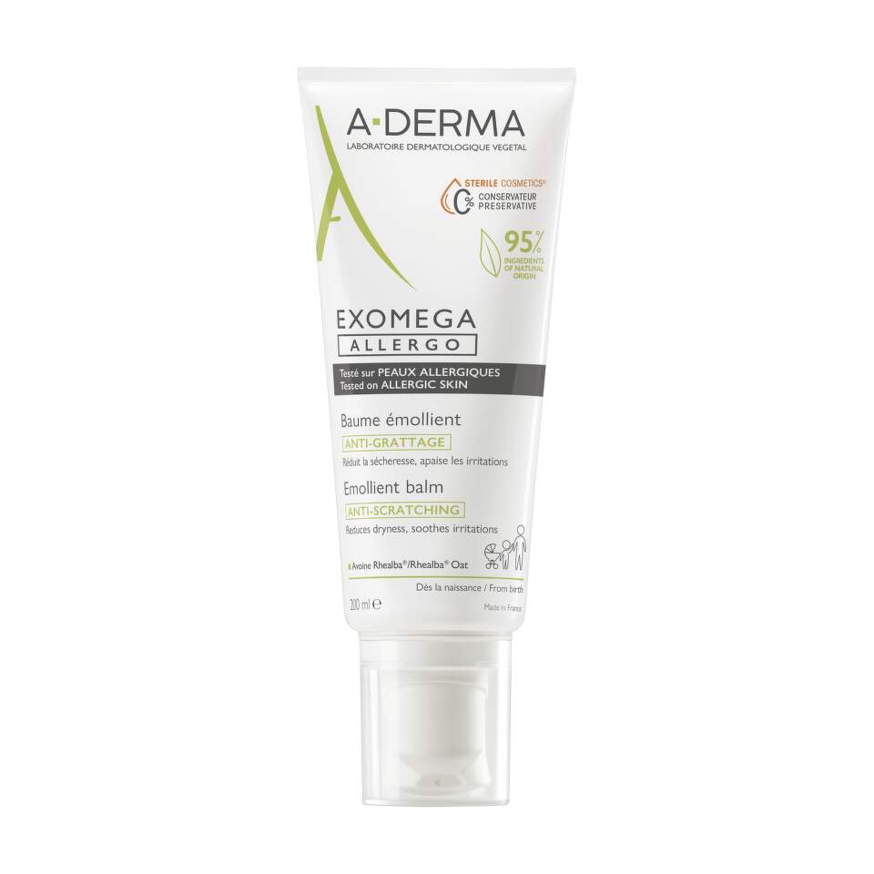A-Derma, Exomega Allegro, Emollient, Balm, For Face, 200 ml