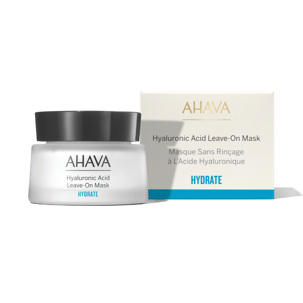 Ahava, Leave-On, Hyaluronic Acid, Hydrating, Cream Mask, For Face, 50 ml