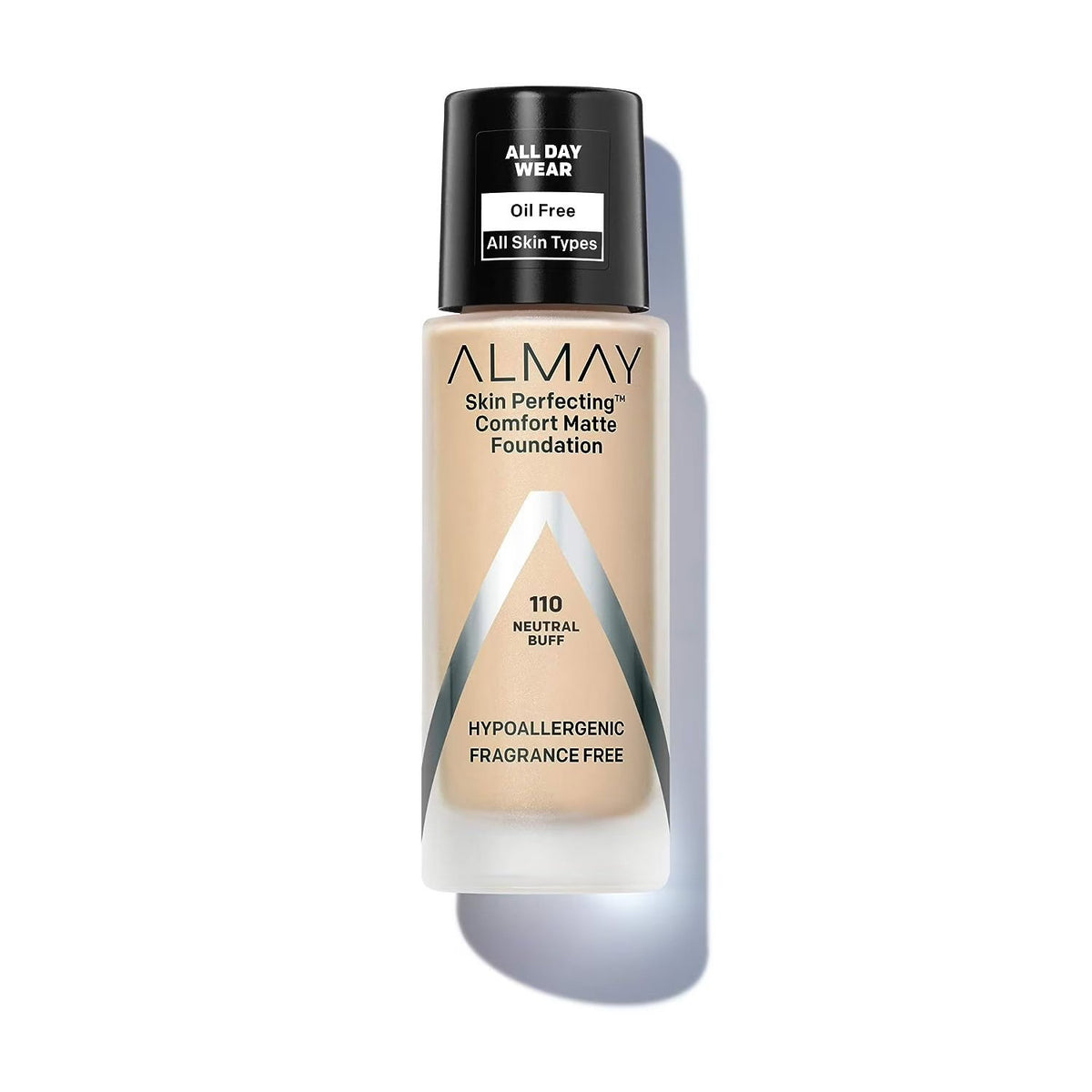 Almay, Skin Perfecting Comfort, Matte, Liquid Foundation, 110, Neutral Buff, SPF 15, 30 ml